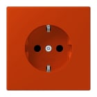 JUNG - SCHUKO Steckdose, 16 A 250 V ~,  SAFETY+, Serie LS, rouge vermillon 59