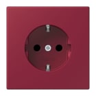 JUNG - SCHUKO Steckdose, 16 A 250 V ~,  SAFETY+, Serie LS, le rubis