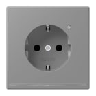 JUNG - SCHUKO Steckdose, 16 A 250 V ~, Orientierungslicht,SAFETY+, Serie LS, gris 31