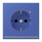 JUNG - SCHUKO Steckdose, 16 A 250 V ~, Orientierungslicht,SAFETY+, bleu outremer 31