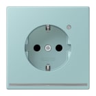 JUNG - SCHUKO Steckdose, 16 A 250 V ~, Orientierungslicht,SAFETY+, céruléen clair
