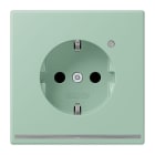 JUNG - SCHUKO Steckdose, 16 A 250 V ~, Orientierungslicht,SAFETY+, vert anglais clair