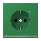 JUNG - SCHUKO Steckdose, 16 A 250 V ~, Orientierungslicht,SAFETY+, Serie LS, vert foncé