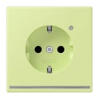 JUNG - SCHUKO Steckdose, 16 A 250 V ~, Orientierungslicht,SAFETY+, vert jaune clair
