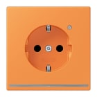 JUNG - SCHUKO Steckdose, 16 A 250 V ~, Orientierungslicht,SAFETY+, orange clair