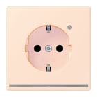 JUNG - SCHUKO Steckdose, 16 A 250 V ~, Orientierungslicht,SAFETY+, orange pâle
