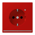 JUNG - SCHUKO Steckdose, 16 A 250 V ~, Orientierungslicht,SAFETY+, rouge vermillon 31