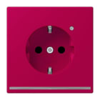 JUNG - SCHUKO Steckdose, 16 A 250 V ~, Orientierungslicht,SAFETY+, rouge rubia