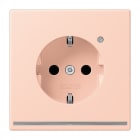 JUNG - SCHUKO Steckdose, 16 A 250 V ~, Orientierungslicht,SAFETY+, l'ocre rouge clair