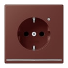 JUNG - SCHUKO Steckdose, 16 A 250 V ~, Orientierungslicht,SAFETY+, terre sienne brûlée 31