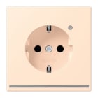 JUNG - SCHUKO Steckdose, 16 A 250 V ~, Orientierungslicht,SAFETY+, terre sienne pâle