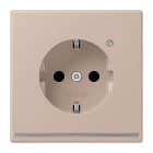 JUNG - SCHUKO Steckdose, 16 A 250 V ~, Orientierungslicht,SAFETY+, ombre brûlée claire