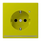 JUNG - SCHUKO Steckdose, 16 A 250 V ~, Orientierungslicht,SAFETY+, vert olive vif