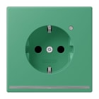 JUNG - SCHUKO Steckdose, 16 A 250 V ~, Orientierungslicht,SAFETY+, Serie LS, vert 59