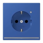 JUNG - SCHUKO Steckdose, 16 A 250 V ~, Orientierungslicht,SAFETY+, bleu outremer 59