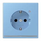 JUNG - SCHUKO Steckdose, 16 A 250 V ~, Orientierungslicht,SAFETY+, bleu céruléen 59