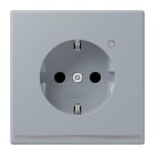 JUNG - SCHUKO Steckdose, 16 A 250 V ~, Orientierungslicht,SAFETY+, gris clair 59