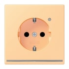 JUNG - SCHUKO Steckdose, 16 A 250 V ~, Orientierungslicht,SAFETY+, terre sienne claire 59