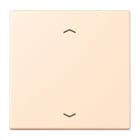 JUNG - LB-Management Taster 1fach, mit Pfeilsymbolen, Serie LS, terre sienne pâle