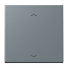 JUNG - LB-Management Taster 1fach, mit Pfeilsymbolen, Serie LS, gris 59