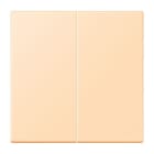 JUNG - LB-Management Taster 2fach, Duroplast lackiert, Serie LS, ocre