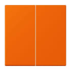 JUNG - LB-Management Taster 2fach, Duroplast lackiert, Serie LS, orange