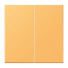 JUNG - LB-Management Taster 2fach, Duroplast lackiert, Serie LS, ocre jaune clair