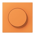 JUNG - Abdeckung mit Drehknopf, Serie LS, orange clair