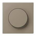 JUNG - Abdeckung mit Drehknopf, Serie LS, ombre naturelle moyenne