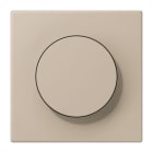 JUNG - Abdeckung mit Drehknopf, Serie LS, ombre naturelle claire