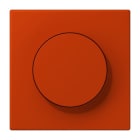 JUNG - Abdeckung mit Drehknopf, Serie LS, rouge vermillon 59