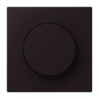 JUNG - Abdeckung mit Drehknopf, Serie LS, noir d'ivoire