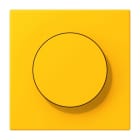 JUNG - Abdeckung mit Drehknopf, Serie LS, le jaune vif