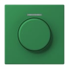 JUNG - Abdeckung mit Lichtleiter für KNX Drehsensor, Serie LS, vert foncé