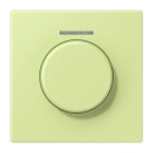JUNG - Abdeckung mit Lichtleiter für KNX Drehsensor, Serie LS, vert jaune clair