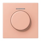 JUNG - Abdeckung mit Lichtleiter für KNX Drehsensor, Serie LS, rose clair