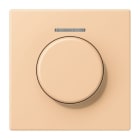 JUNG - Abdeckung mit Lichtleiter für KNX Drehsensor, Serie LS, terre sienne claire 31
