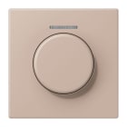 JUNG - Abdeckung mit Lichtleiter für KNX Drehsensor, Serie LS, ombre brûlée claire