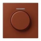 JUNG - Abdeckung mit Lichtleiter für KNX Drehsensor, Serie LS, terre sienne brûlée 59