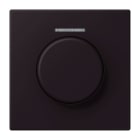 JUNG - Abdeckung mit Lichtleiter für KNX Drehsensor, Serie LS, noir d'ivoire