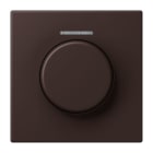 JUNG - Abdeckung mit Lichtleiter für KNX Drehsensor, Serie LS, terre d’ombre brûlée 59