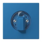 JUNG - Abdeckung für Drehschalter, Serie LS, bleu céruléen 31