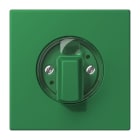 JUNG - Abdeckung für Drehschalter, Serie LS, vert foncé