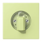 JUNG - Abdeckung für Drehschalter, Serie LS, vert jaune clair