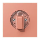 JUNG - Abdeckung für Drehschalter, Serie LS, l'ocre rouge moyen