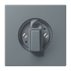 JUNG - Abdeckung für Drehschalter, Serie LS, gris 59