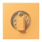 JUNG - Abdeckung für Drehschalter, Serie LS, ocre jaune clair