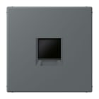 JUNG - Abdeckung für Modular-Jack-Steckbuchsen 1fach, Serie LS, gris foncé 31