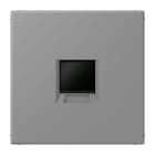 JUNG - Abdeckung (gerastet) für Modular-Jack-Steckbuchsen 1fach, Serie LS, gris 31