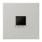 JUNG - Abdeckung für Modular-Jack-Steckbuchsen 1fach, Serie LS, gris clair 31
